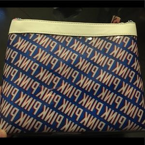 NWT. Plastic Victoria Secret cosmetic bag.